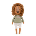 Simon the Lion plush toy: green t-shirt and mermaid tail clothing set