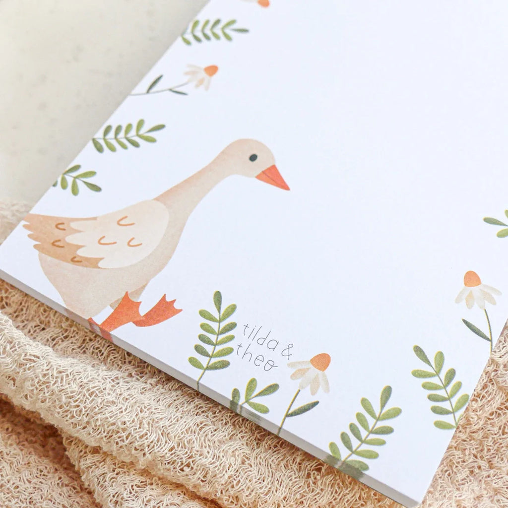 bloc notes canard tilda theo 