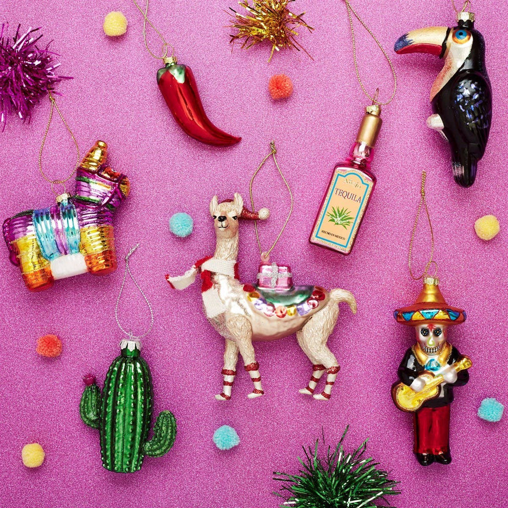 Adorno navideño de chile mexicano