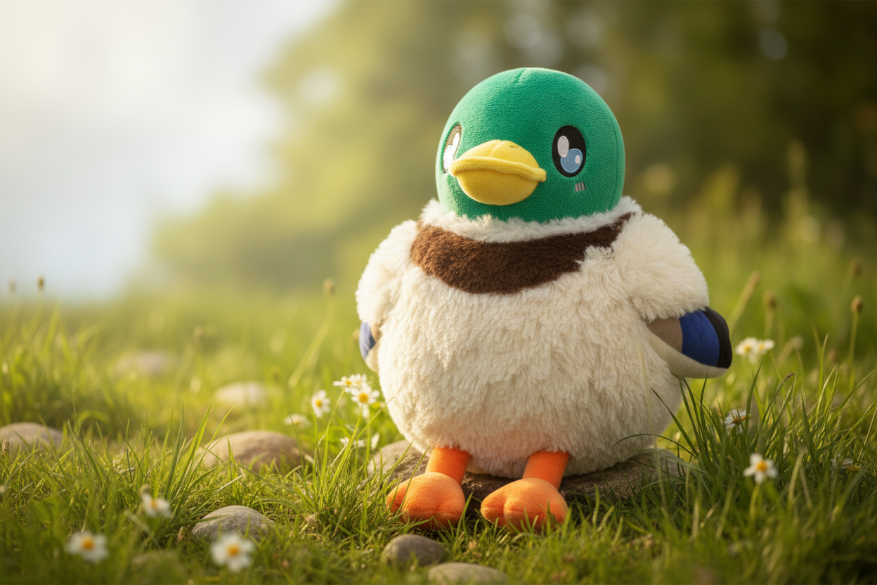Mini Peluche Squishable Canard Colvert
