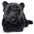 Panthère noire couchée - peluche Uni Toys