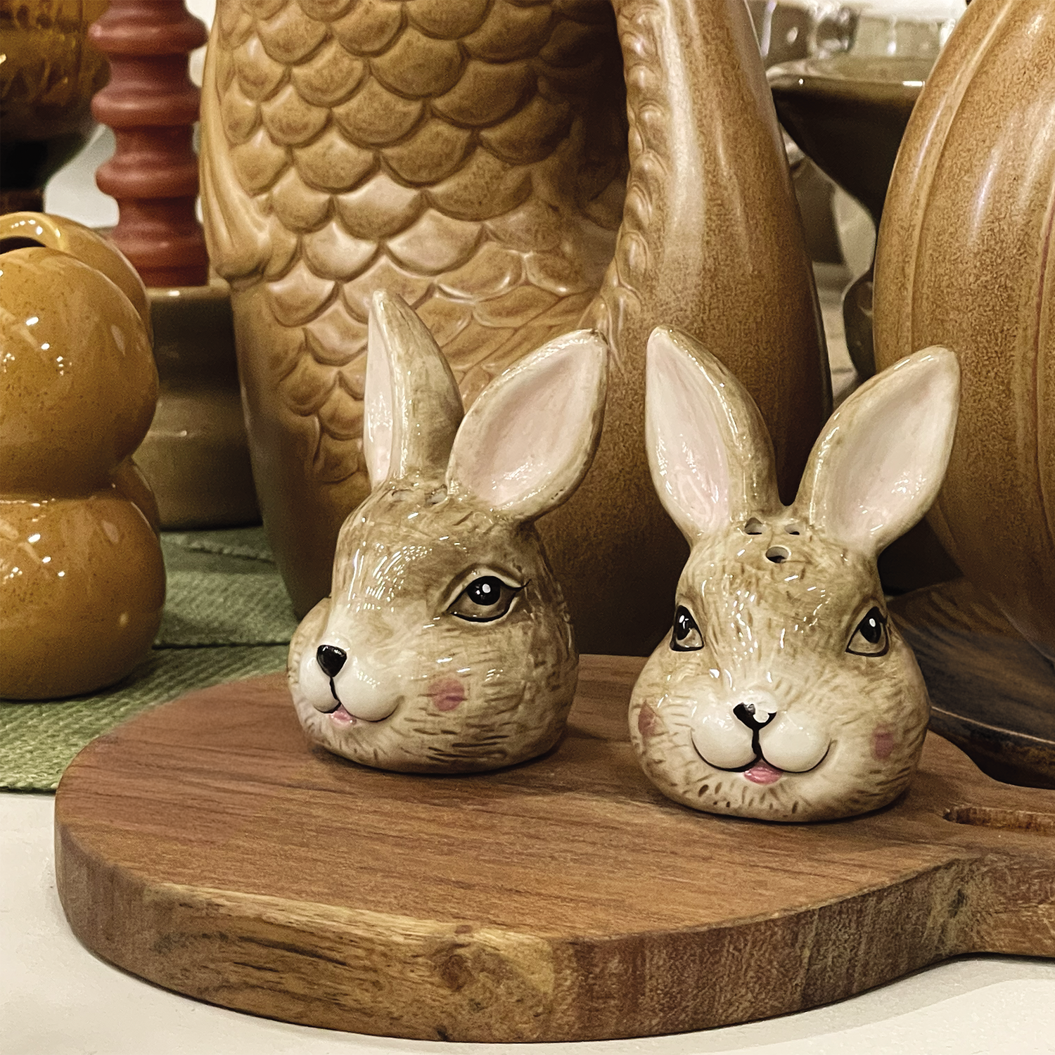 Sel et poivre Têtes de Lapin