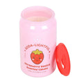 Bougie en forme de Canette parfumée fraise‑vanille