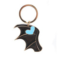 Porte-clés Aile de Chauve-souris Gothique "Embrace the Dark"
