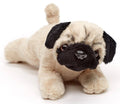 Peluche carlin (sans laisse), 21 cm (longueur), doudou ou peluche Uni Toys