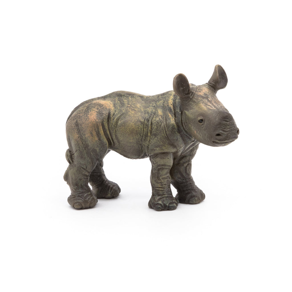 Figurine Bébé rhinocéros Papo - animal sauvage