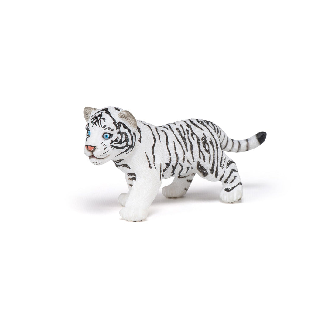 Figurine Bébé tigre blanc Papo - animal sauvage