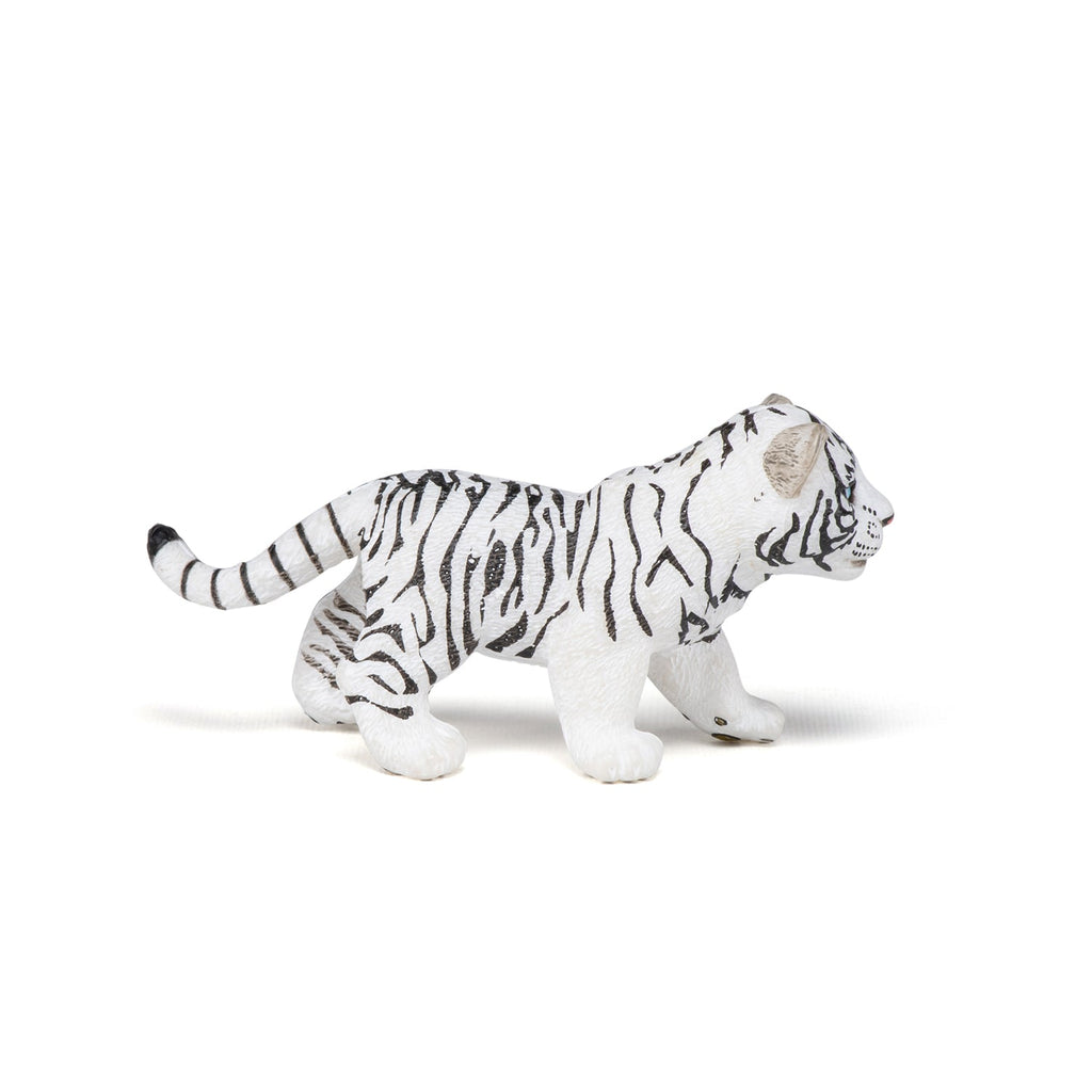 Figurine Bébé tigre blanc Papo - animal sauvage