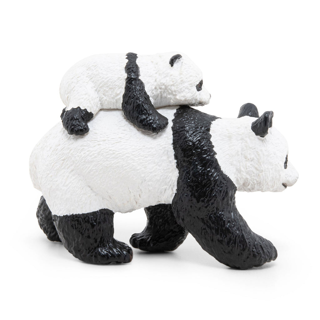 Figurine Panda et son bébé Papo - animal sauvage