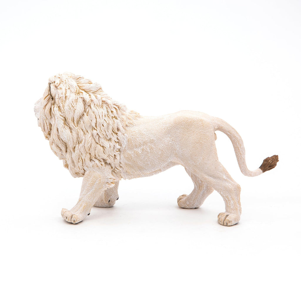 Figurine Lion blanc Papo - animal sauvage