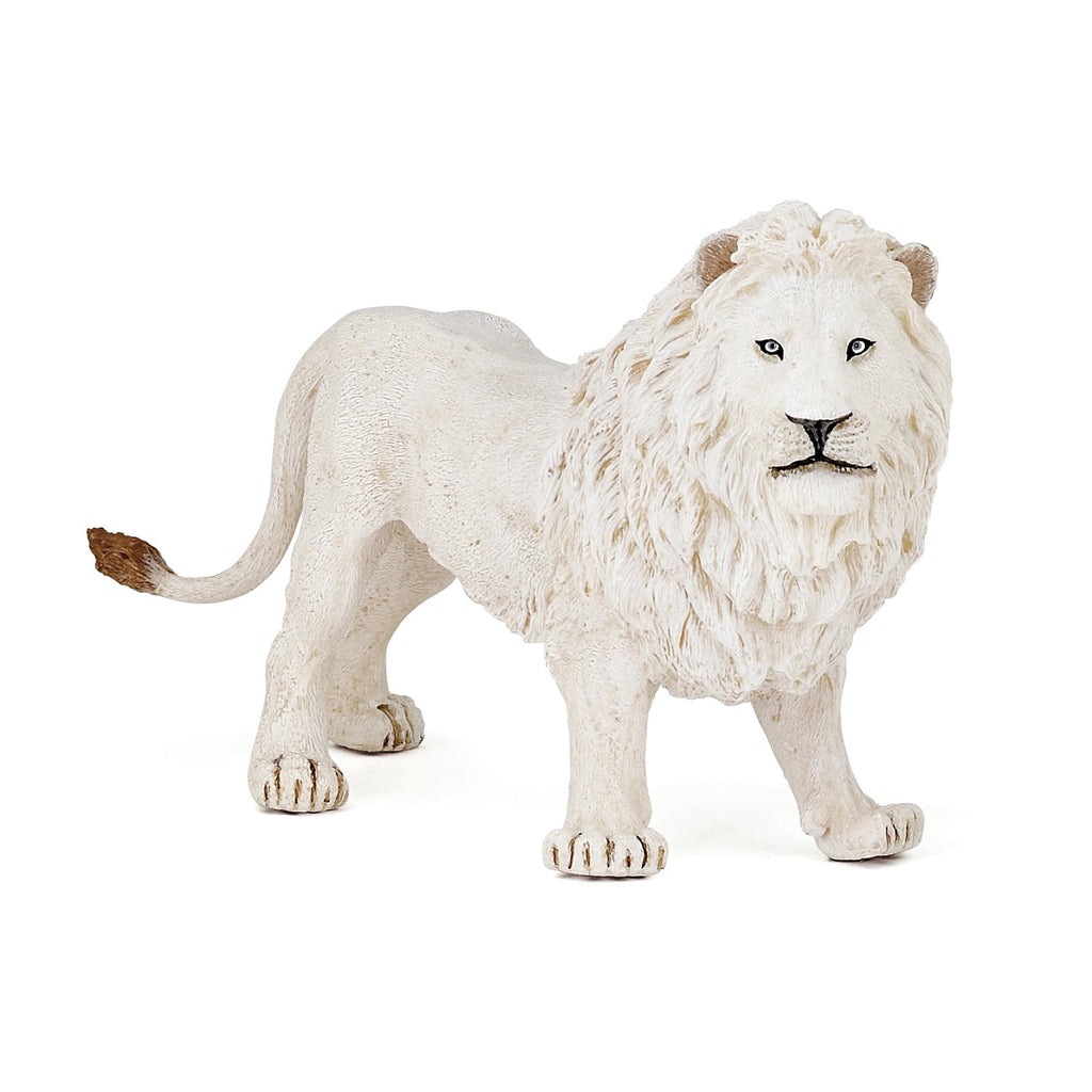 Figurine Lion blanc Papo - animal sauvage