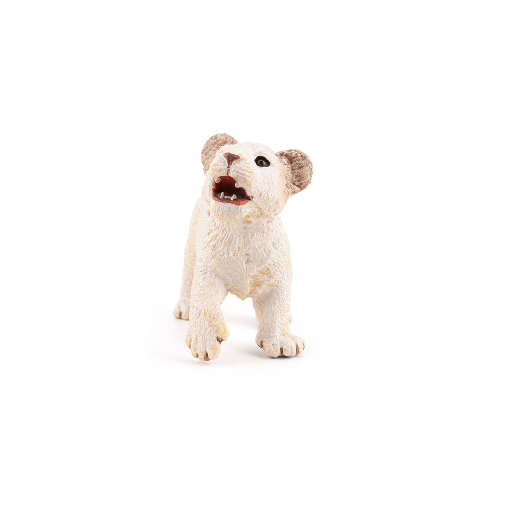 Figurine Lionceau blanc Papo - animal sauvage