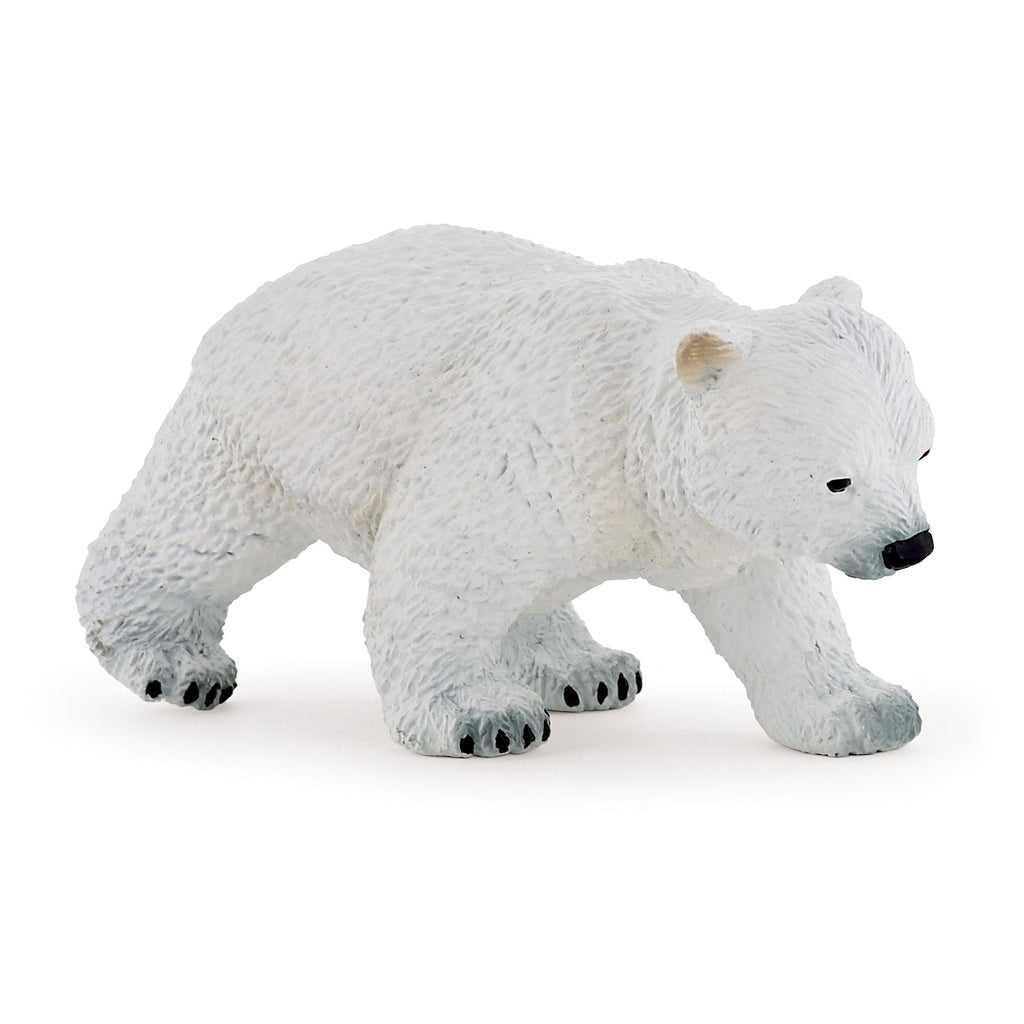 Figurine Bébé ours polaire marchant Papo - animal sauvage