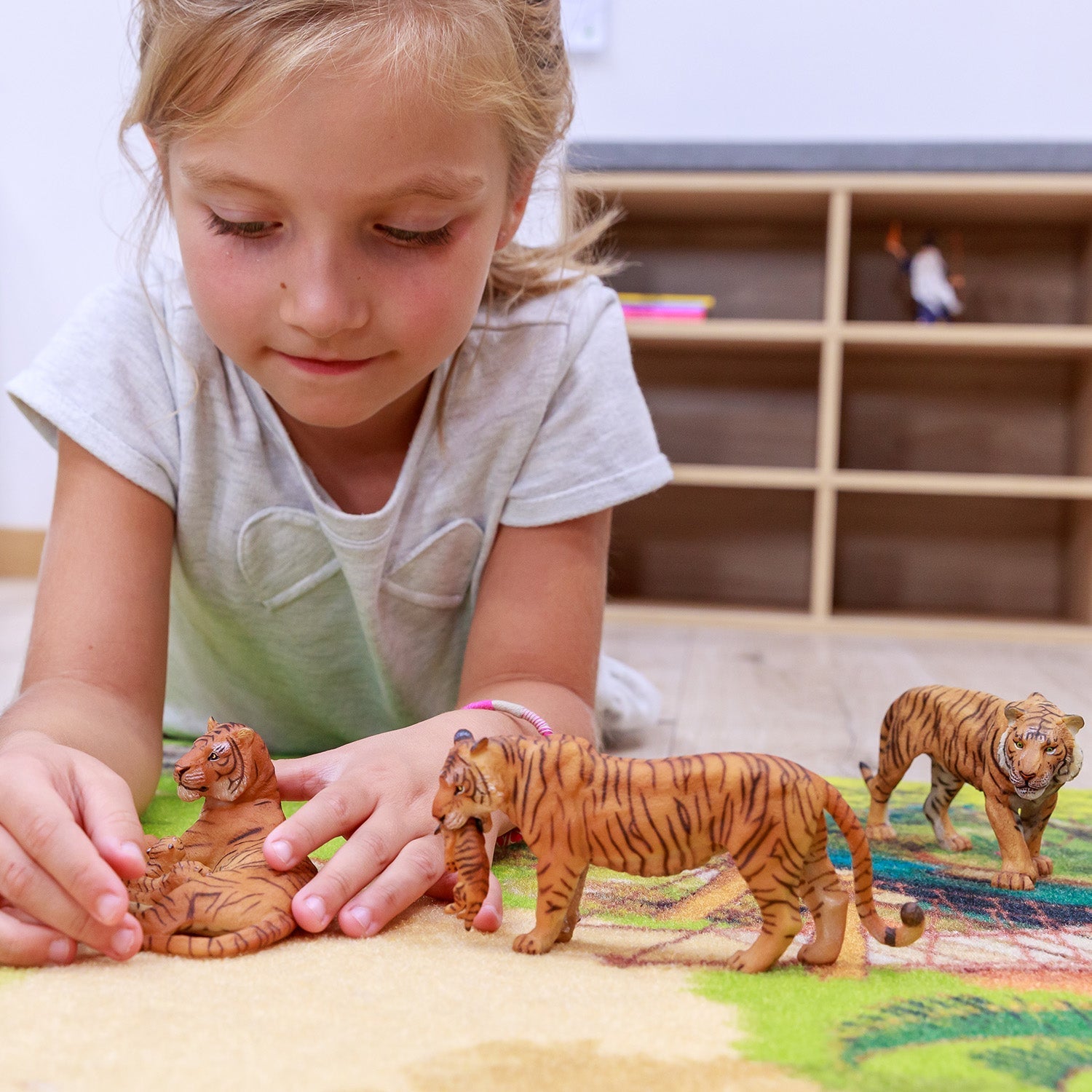 Figurine Tigresse et son bébé Papo - animal sauvage