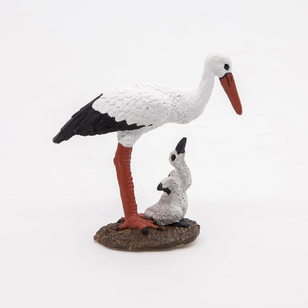 Figurine Cigogne et son bébé Papo - animal sauvage