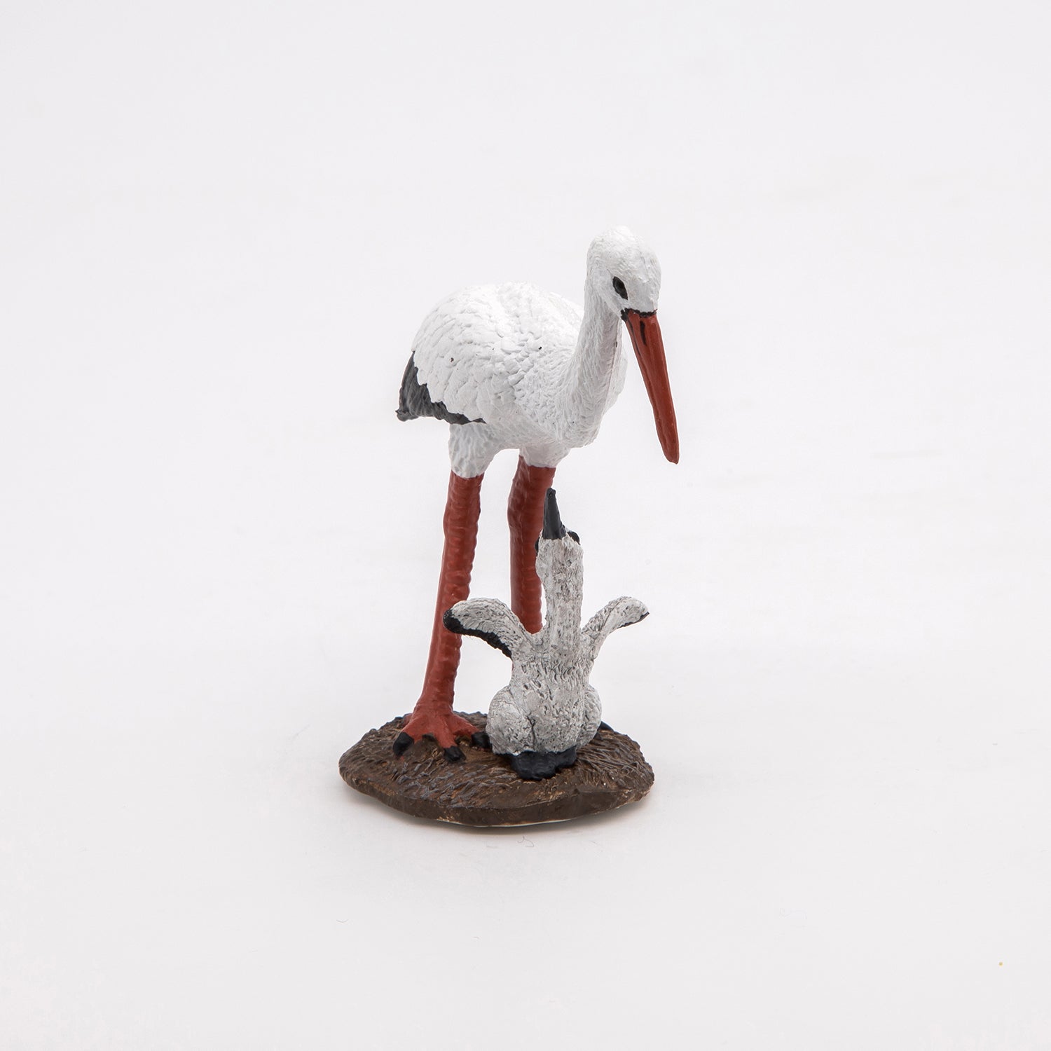 Figurine Cigogne et son bébé Papo - animal sauvage