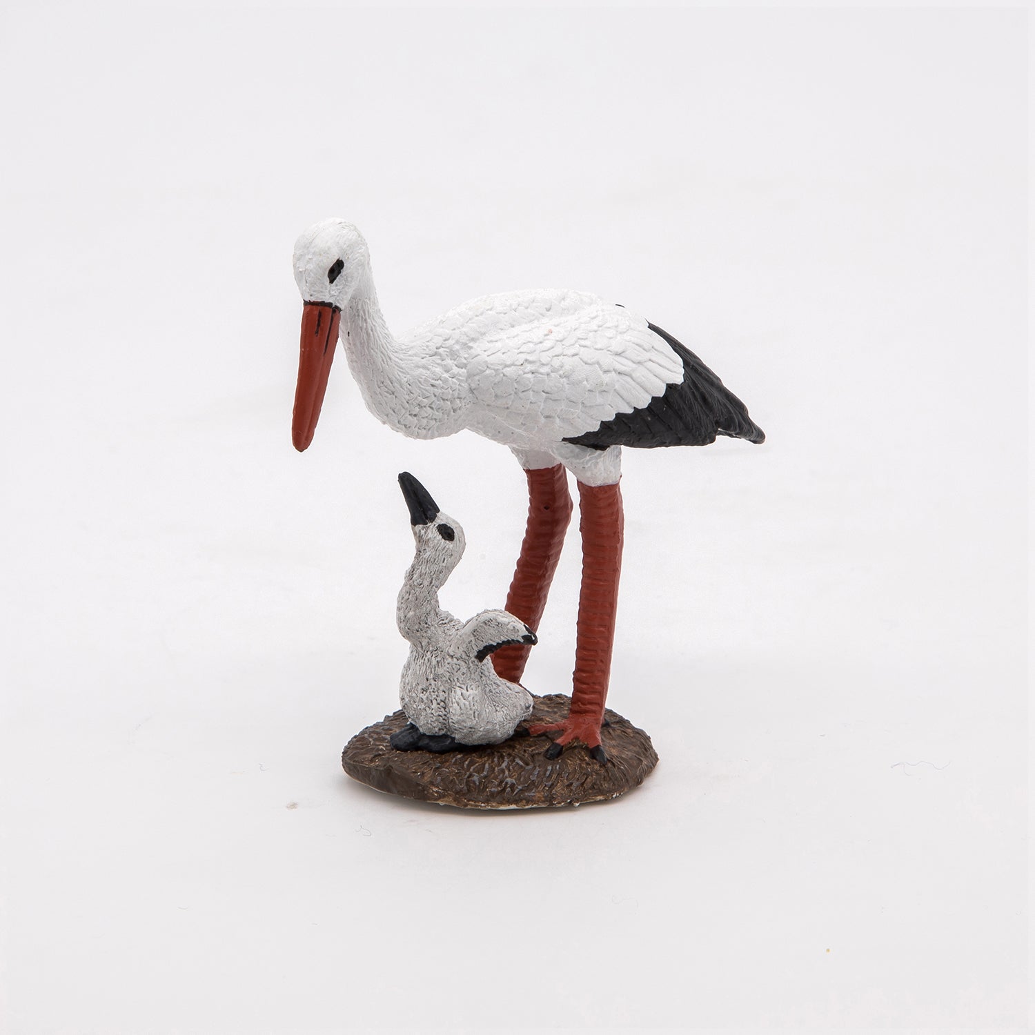 Figurine Cigogne et son bébé Papo - animal sauvage