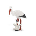Figurine Cigogne et son bébé Papo - animal sauvage