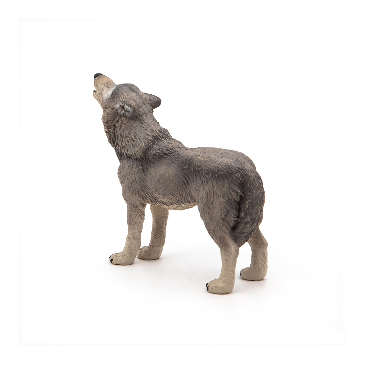 Figurine Loup hurlant Papo - animal sauvage