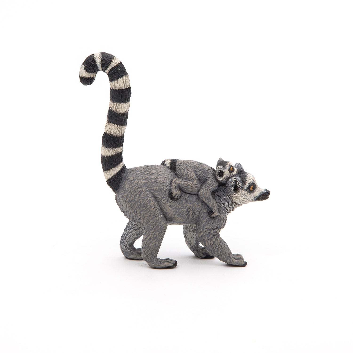 Figurine Lémurien et son bébé Papo - animal sauvage