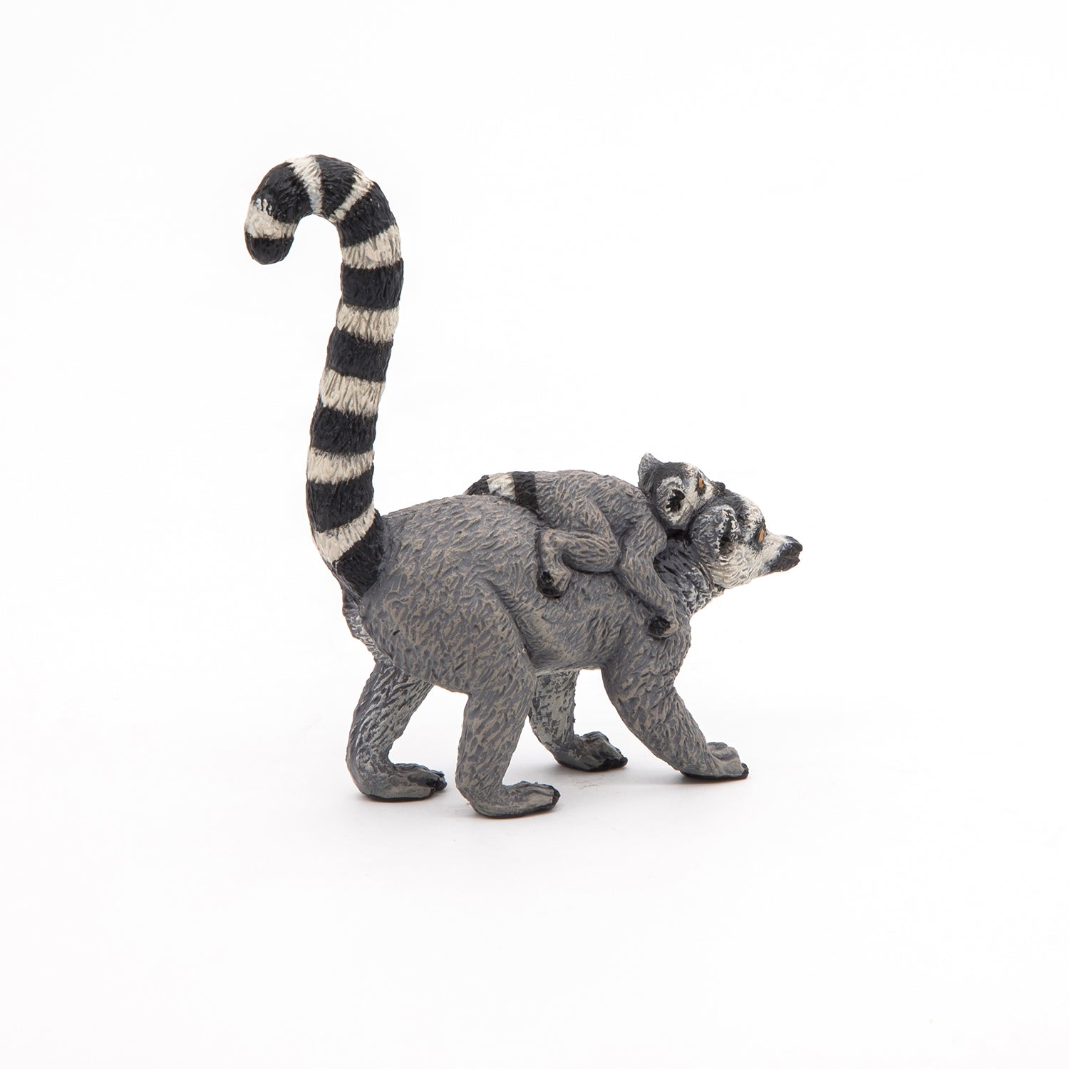 Figurine Lémurien et son bébé Papo - animal sauvage