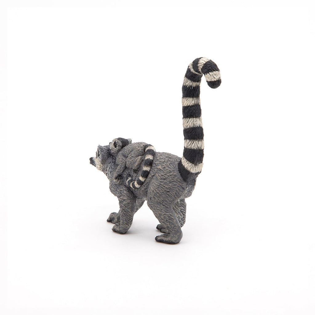 Figurine Lémurien et son bébé Papo - animal sauvage
