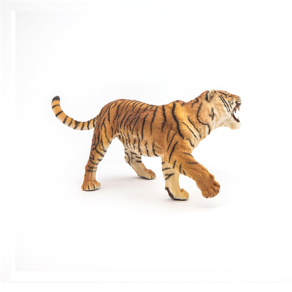 Figurine Tigre rugissant Papo - animal sauvage