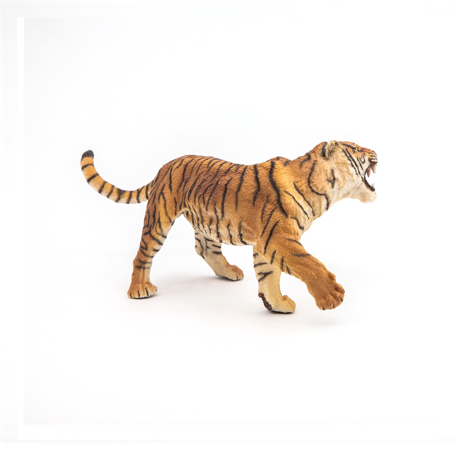 Figurine Tigre rugissant Papo - animal sauvage