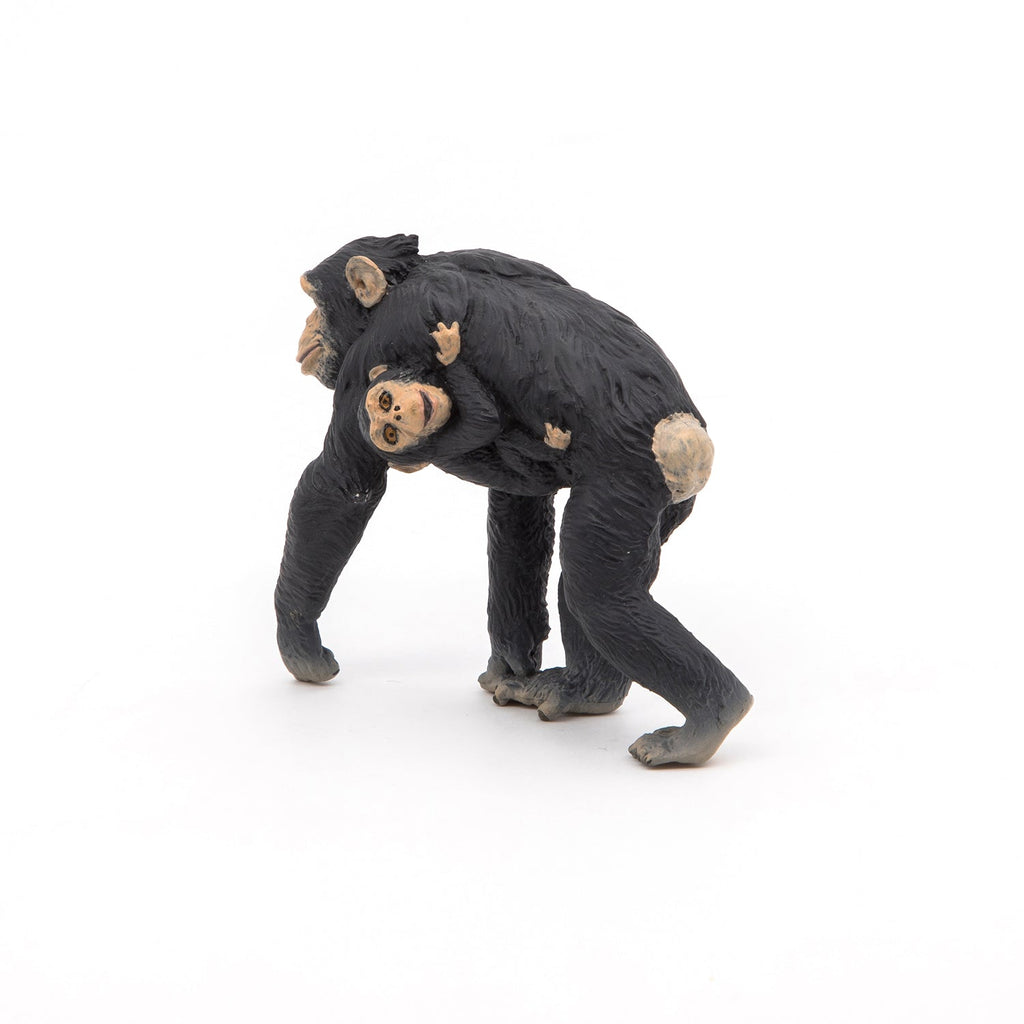 Figurine Chimpanzé et son bébé Papo - animal sauvage