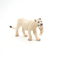 Figurine Lionne blanche avec lionceau Papo - animal sauvage