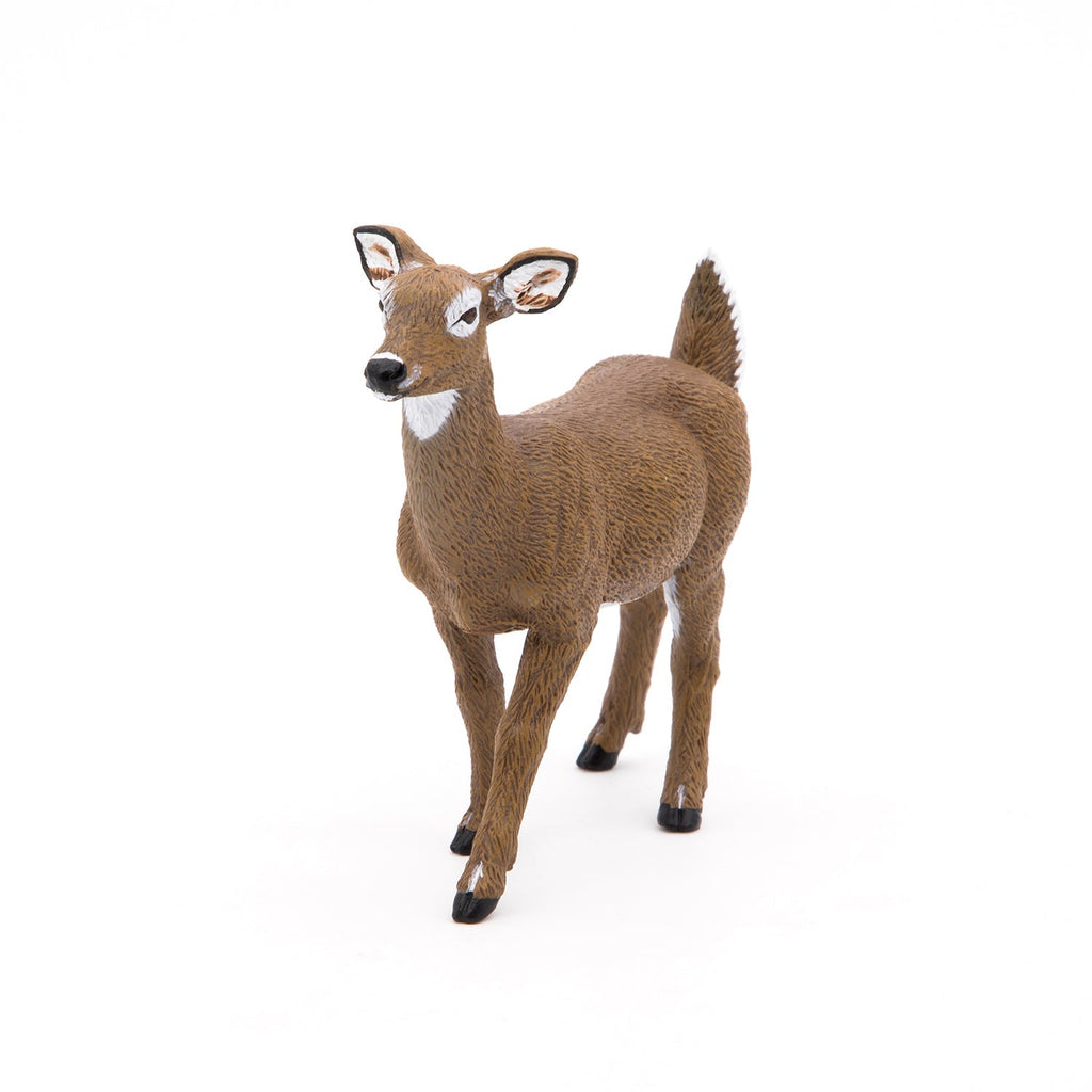 Figurine Biche de Virginie Papo - animal sauvage