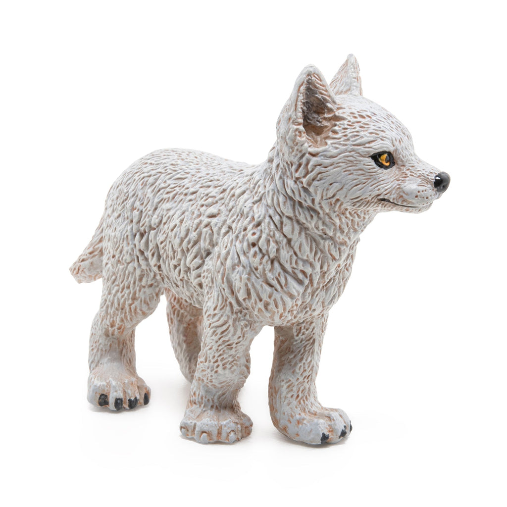 Figurine Jeune loup polaire Papo - animal sauvage