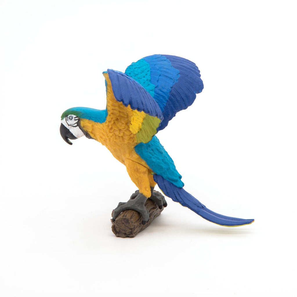 Figurine Perroquet Ara bleu Papo - animal sauvage