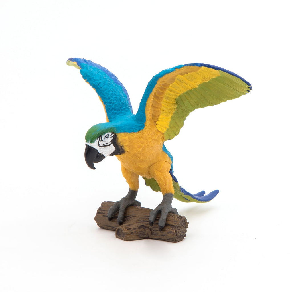 Figurine Perroquet Ara bleu Papo - animal sauvage