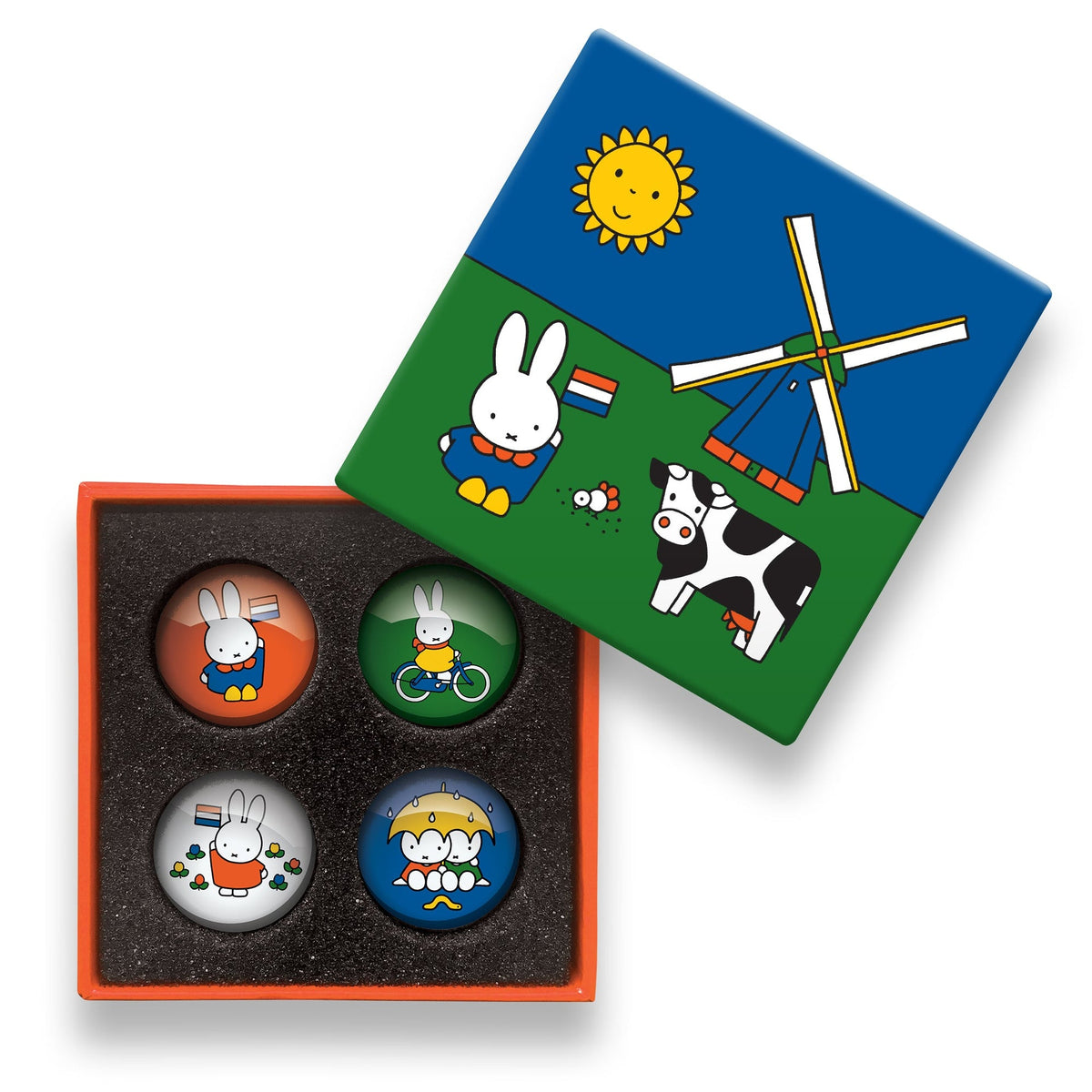 Miffy Hasen-Glasmagnete
