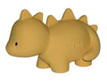 Tikiri: MON PREMIER DINOSAURE / STEGO 6,3cm, en caoutchouc naturel, avec grelot, avec carte, 0+