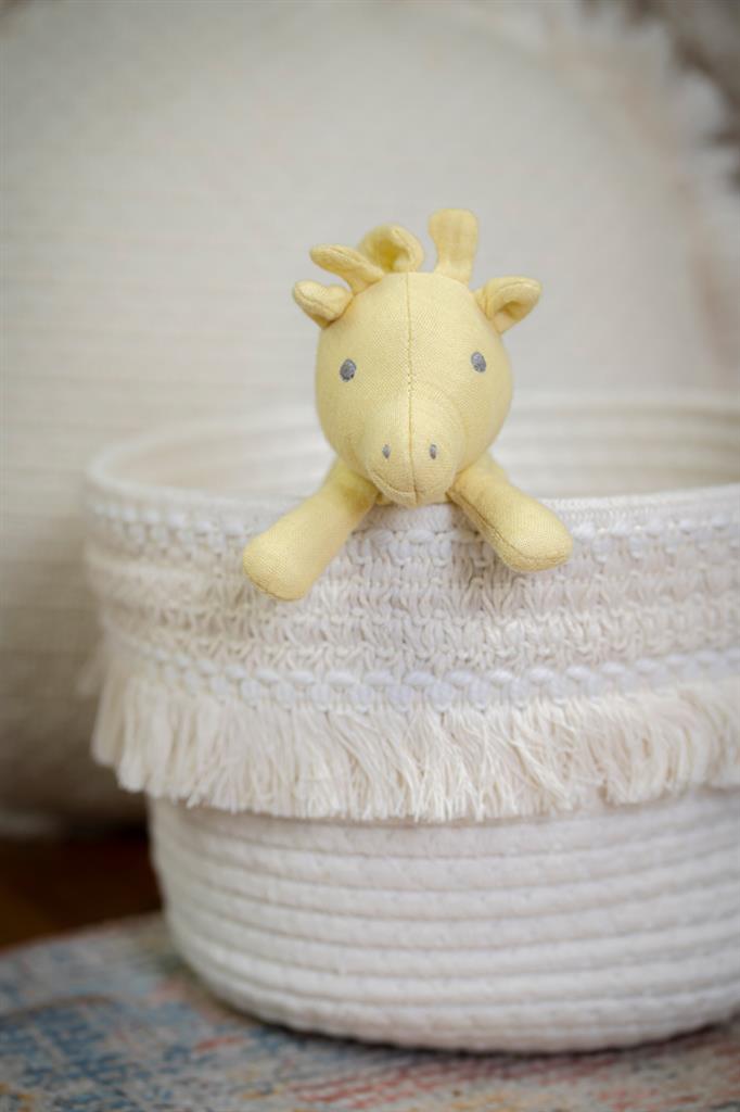 doudou girafe avec support de dentition tikiri 
