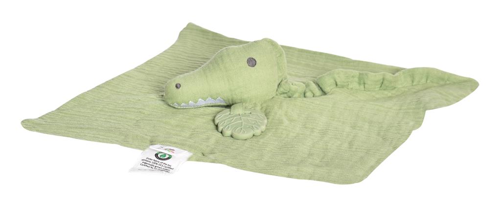 doudou crocodile avec support de dentition tikiri 5065113 4792247008777