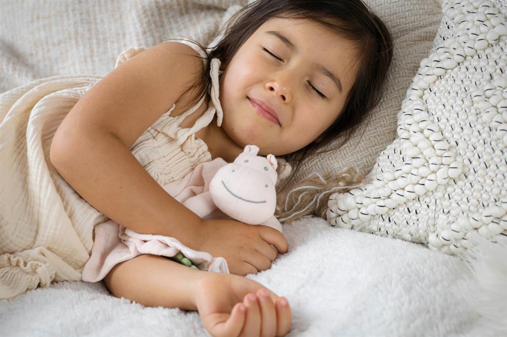 doudou hippopotame avec support de dentition tikiri 