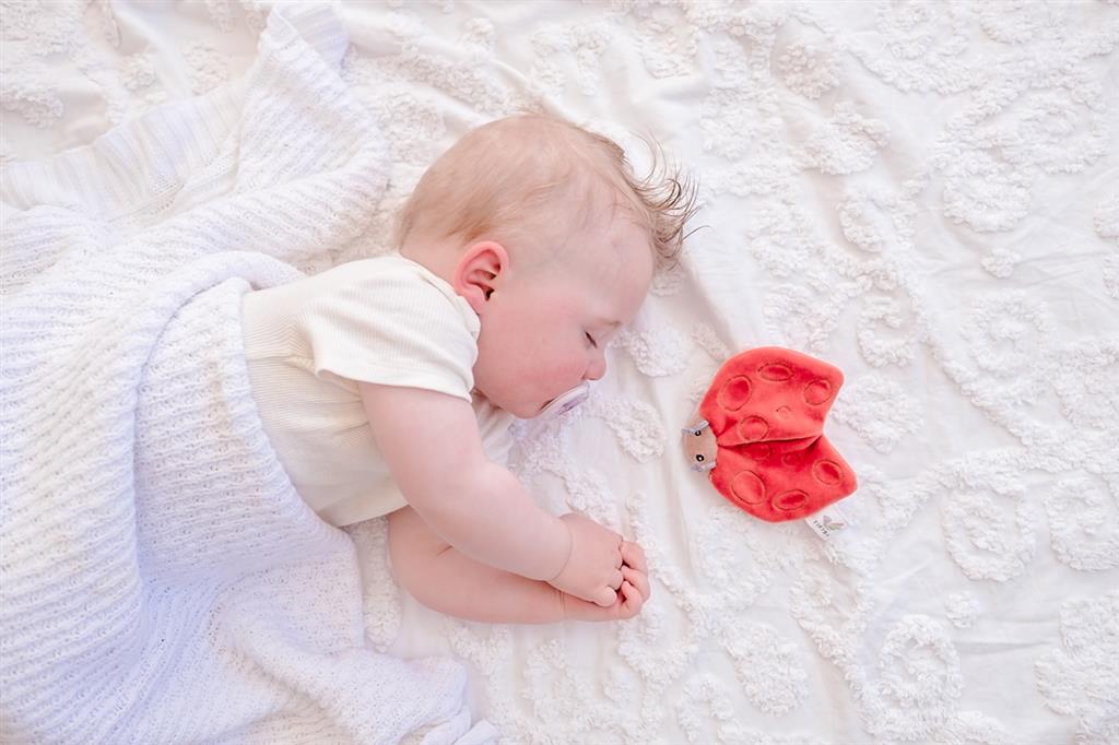 jouet a froisser doudou coccinelle tikiri 