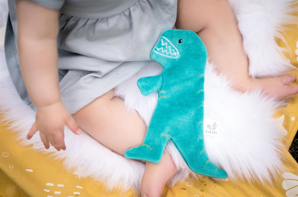 jouet froisser doudou dinausore t rex tikiri 