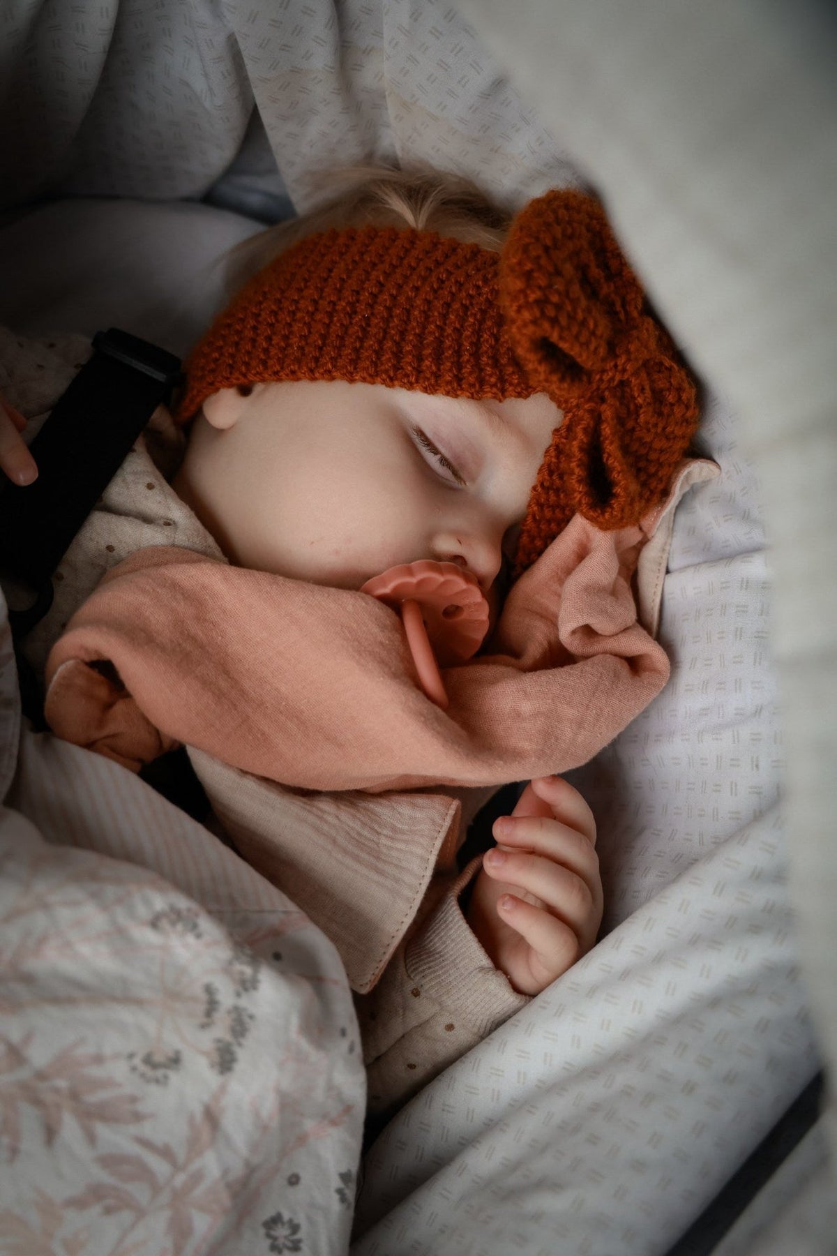 Doudou avec anneau de dentition Rose Natruba – vue produit 3