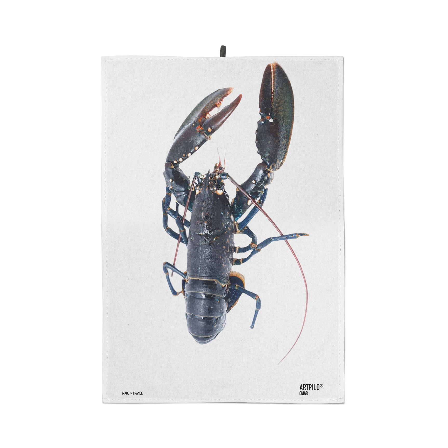 Torchon Omar le Homard Bleu