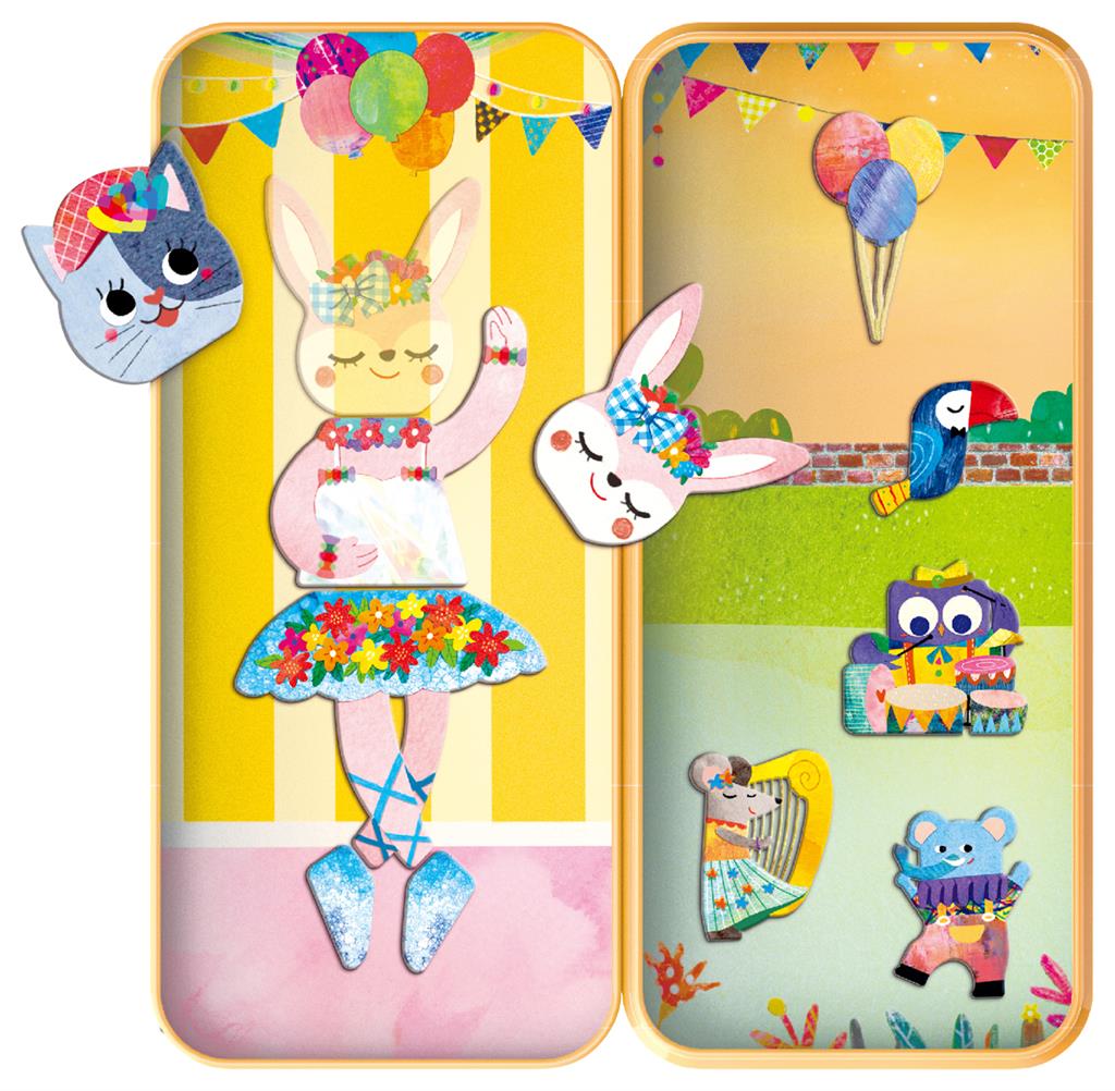 Boîte De Puzzle Magnétique - Animaux