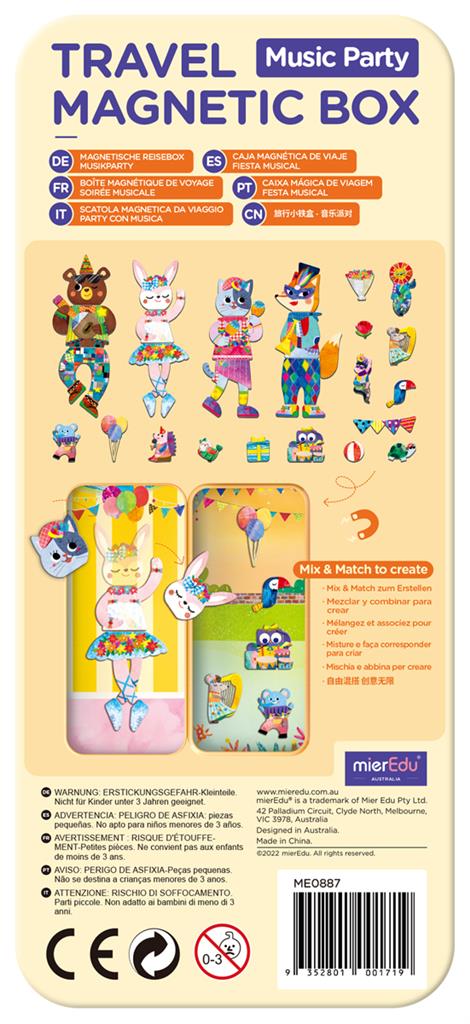 Boîte De Puzzle Magnétique - Animaux – vue produit 3