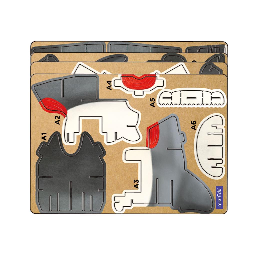 Puzzle 3D Construction - Requin