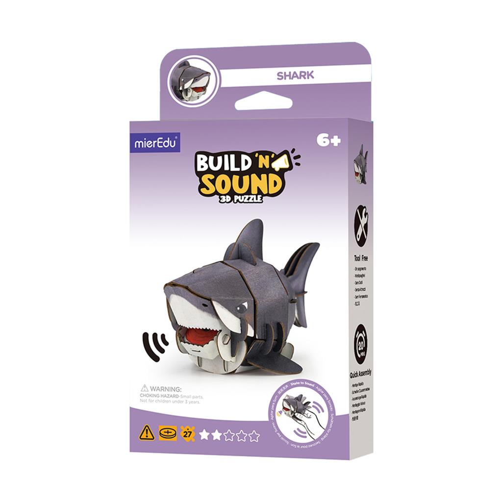 Puzzle 3D Construction - Requin