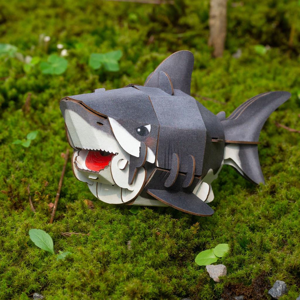 Puzzle 3D Construction - Requin