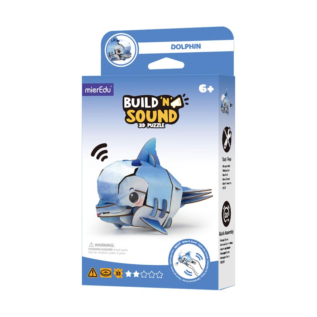 Puzzle 3D Construction - Dauphin