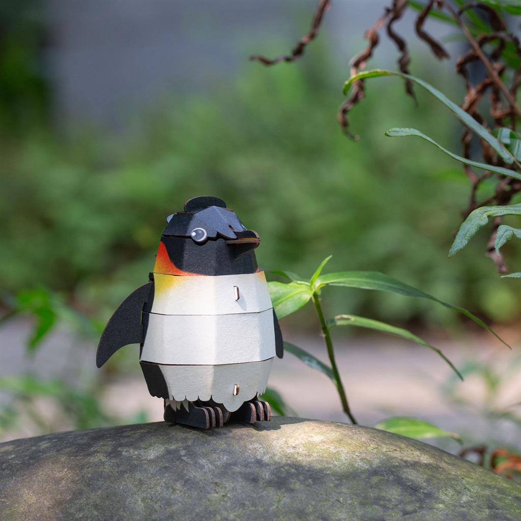 Puzzle 3D Construction - Manchot Empereur